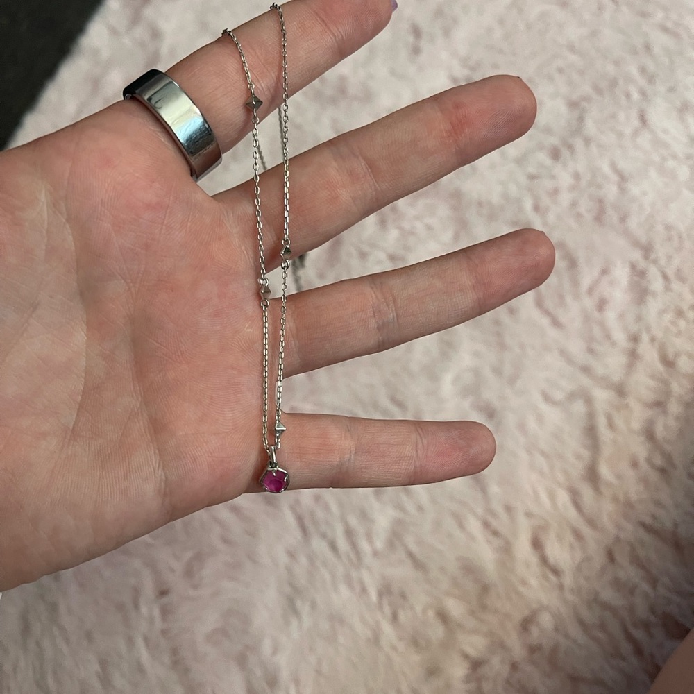 Pink pendant Kendra Scott necklace